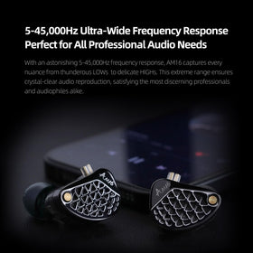 KZ AM16 detachable silver-plated cable reducing signal loss for cleaner audio