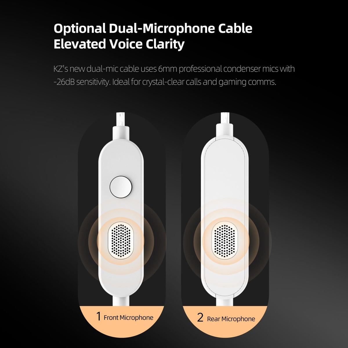 KZ AM16 internal sound tube design improving precise sound delivery