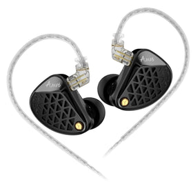 KZ AM16 metal CNC craft close-up showing premium build for durable on-the-go listening.