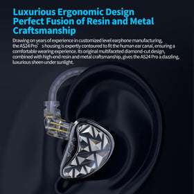 KZ AS24 Pro effective noise isolation aids focused listening.