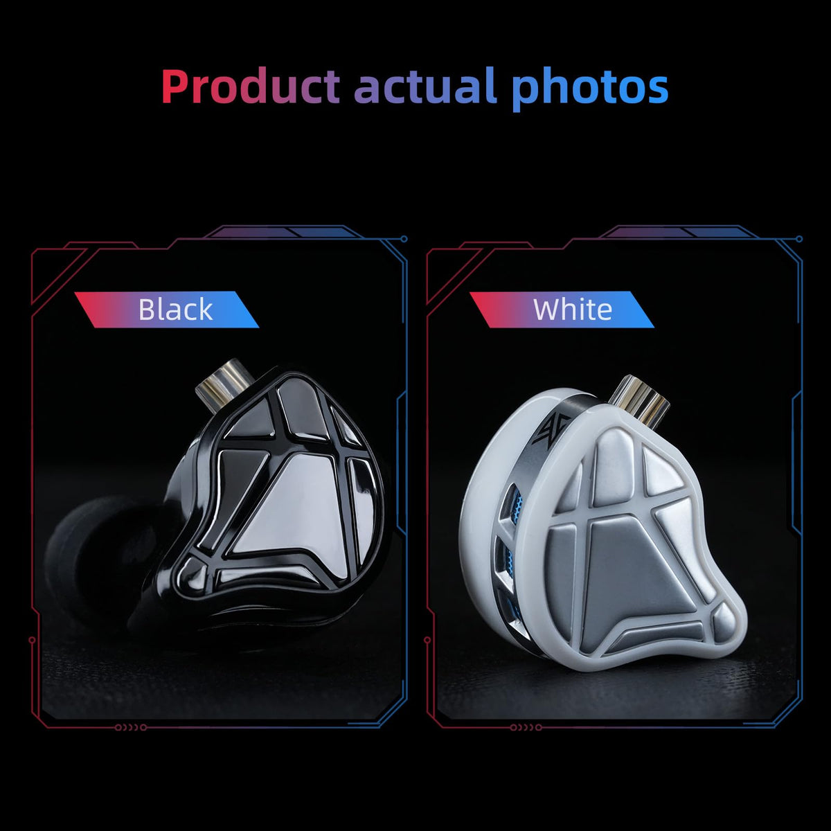 KZA COUSTICS Axas worn in ear during gameplay demonstrating isolation and focus