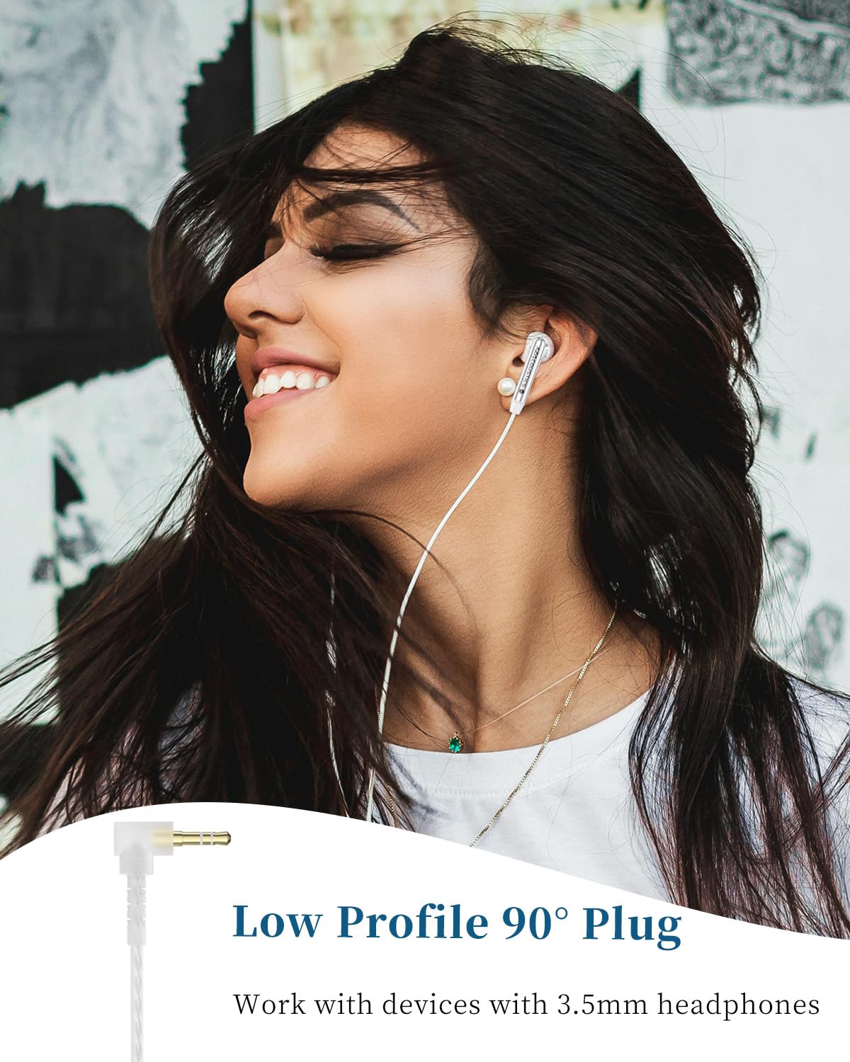 KZ Duet cable detail showing reinforced tangle-resistant cord for durability