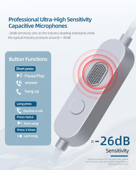 KZ Duet ear tip with angled fit demonstrating comfortable secure seal