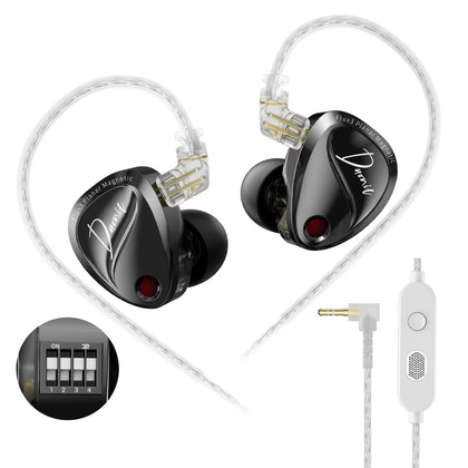KZ Duonic front view showing polished shells and ergonomic shape for secure fit