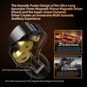 KZ Duonic silicone tips provide up to 36 dB noise isolation.