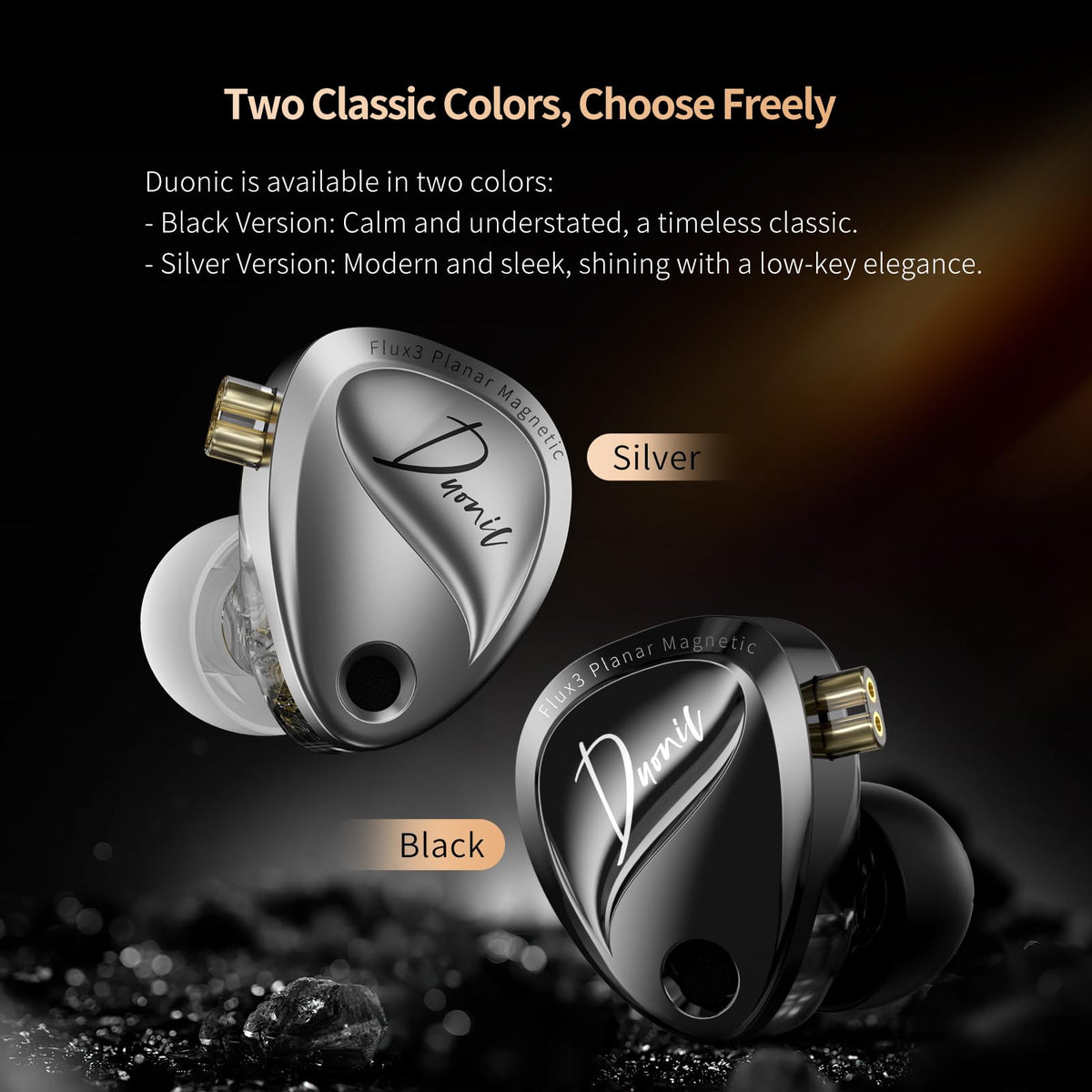 KZ Duonic triflux planar design enhances micro-transient detail.