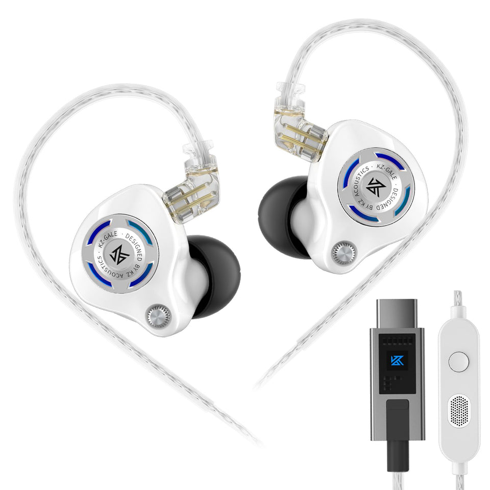 KZ Gale USB-C headphones with built-in DSP for crystal-clear audio and gaming
