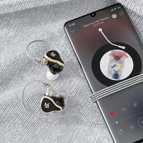 KZ ZAS secure in-ear fit and passive isolation during use