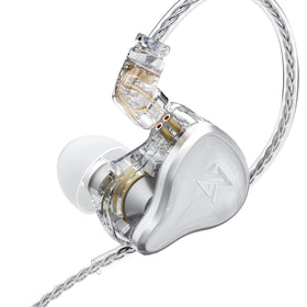 KZ ZAS in-ear monitor with 7BA + 1DD drivers for detailed listening.