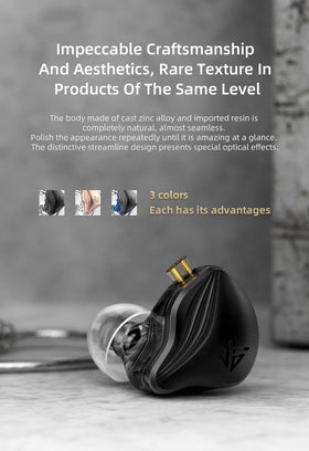KZ ZEX flat silver cable view showcases reduced tangling and HiFi clarity