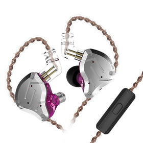 CCA KZ ZS10 Pro front view showing aluminum faceplate and premium finish