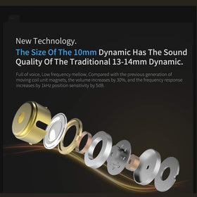 KZ ZSN Pro detachable 2-pin cable enables easy upgrades and maintenance.