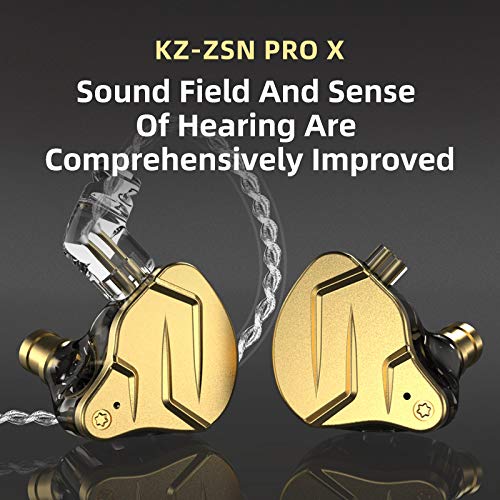 KZ ZSN Pro X metal shell and resin cavity show durable craftsmanship