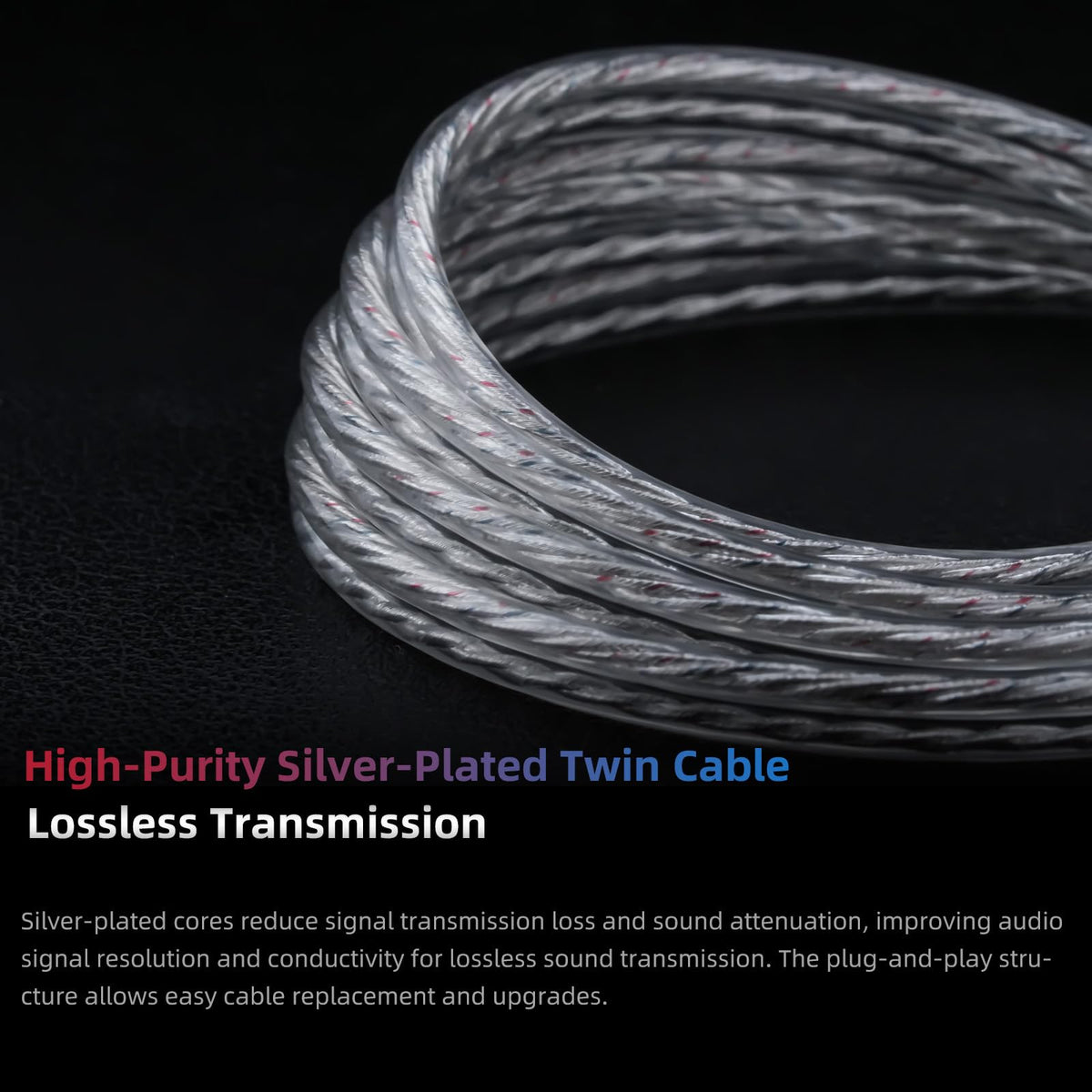KZA COUSTICS Axas wired 3-5mm cable enables stable audio across devices