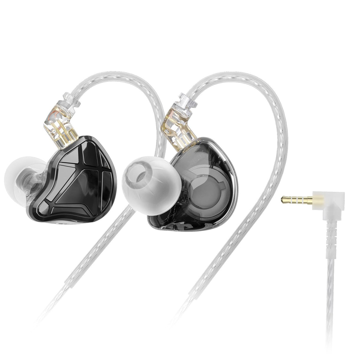 KZA COUSTICS KZ Axas ergonomic-fit earbuds for comfortable long sessions.