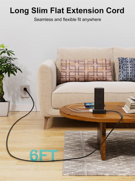 KZNXCVI power strip tower provides surge protection for electronics
