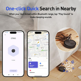 KZO attached to a keyring for quick everyday locating
