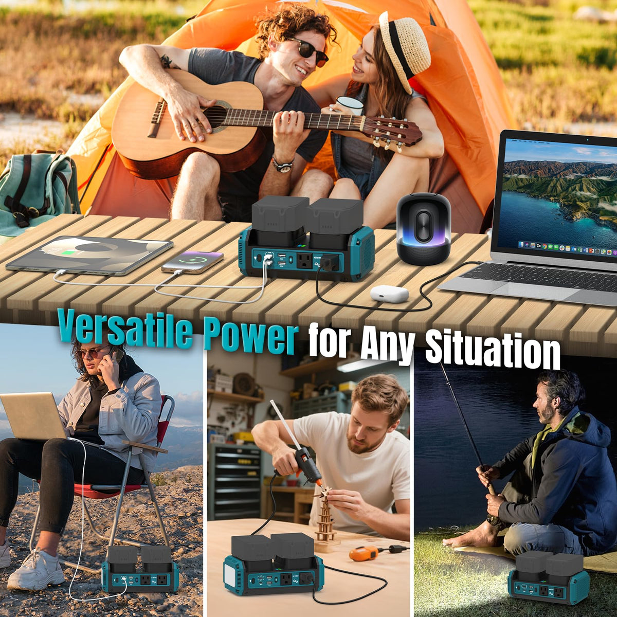 Kzreect ideal for camping or roadside power needs.