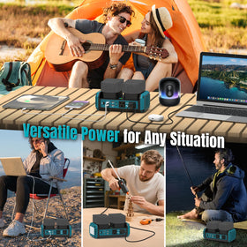 Kzreect ideal for camping or roadside power needs.