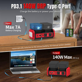 Kzreect pure sine output delivering clean power for laptops and sensitive electronics