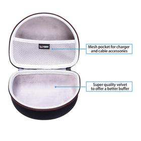 L LTGEM ATH-M30X case with comfortable hand strap for easy carrying.