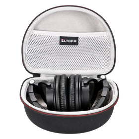 L LTGEM ATH-M40X case smooth 360-degree zipper for quick access.
