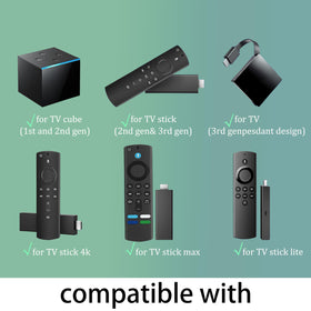 Generic L5B83G paired with Fire TV Stick showing simple setup and compatibility benefit