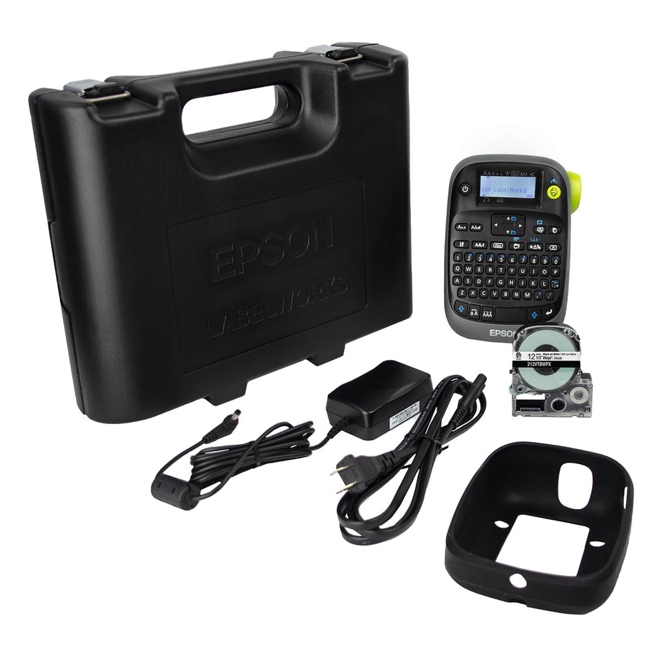 LABELWORKS Epson LW-PX300VP kit cover showing ready-to-label setup for quick office labeling