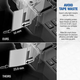 LABELWORKS Epson LW-PX300VP tape cartridge illustrates durable industrial tape application