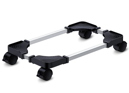 LABOBOLE front view of stand holding PC shows stable elevation and organized desk