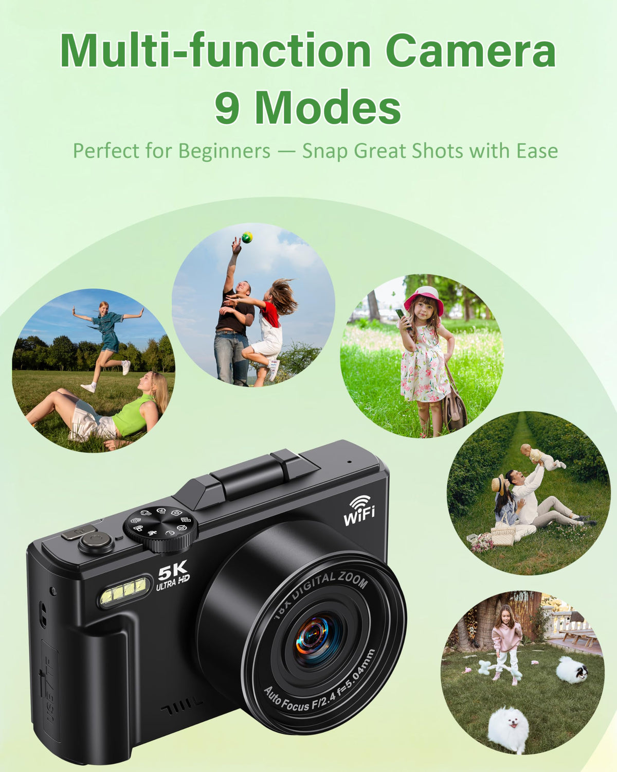 Lacegre camera in use on a tabletop vlogging setup for smooth content creation