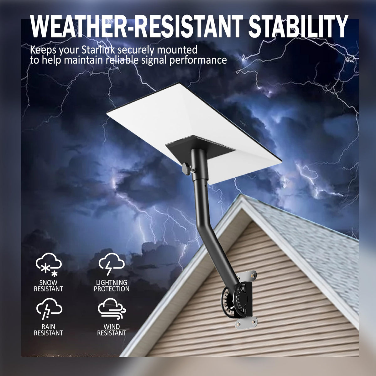 LacksNLids mount on cabin roof in outdoor setting showing weather resistance and reliability