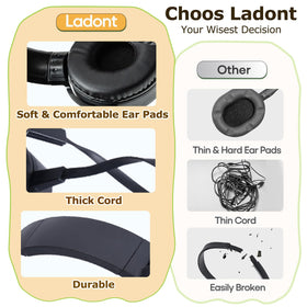Ladont 3.5mm plug ensures universal compatibility with Chromebooks and tablets.