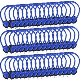Ladont classroom headphones blue front view built for durable daily classroom use.