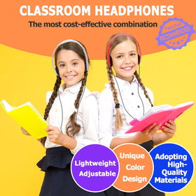 Ladont adjustable headband ensures a secure fit for diverse students.