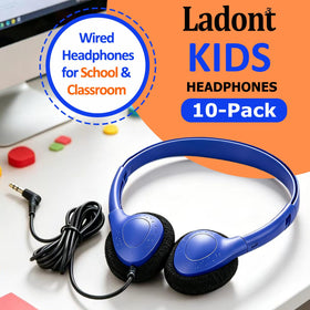 Ladont headsets with soft ear cushions provide comfortable all-day wear.
