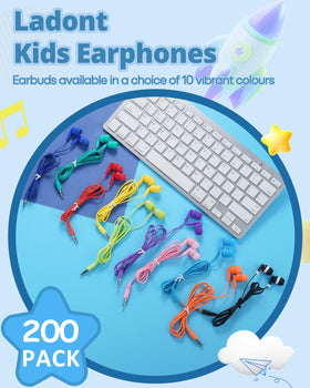 Ladont kids earbuds feature compact design for small ears.