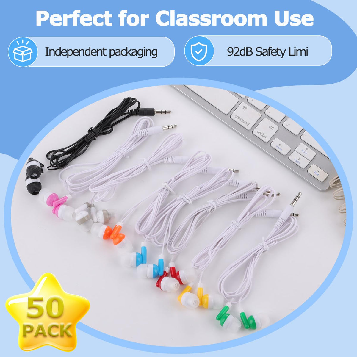 Ladont vibrant colors aid quick organization in classrooms.