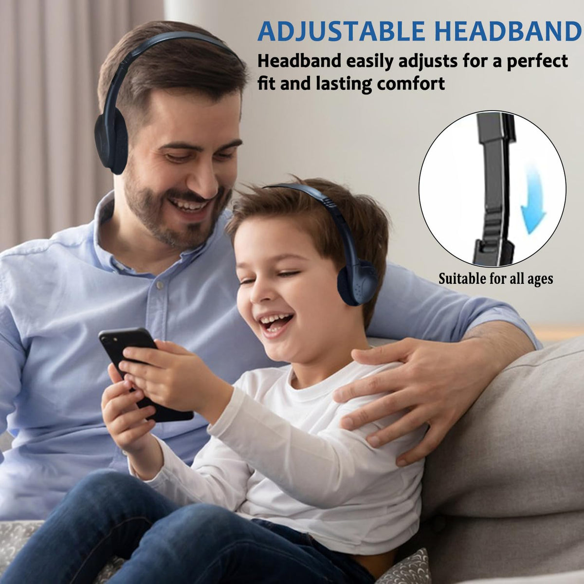Ladont wired headphones with 3.5mm plug: plug-and-play with Chromebooks.