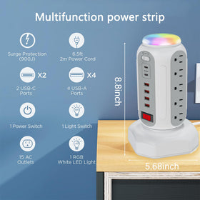 LAGININE placed on a home desk charging devices for organized workspace benefit