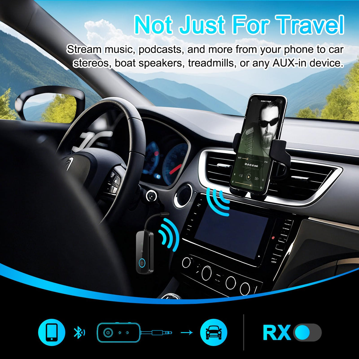 LAICOMEIN pairing two headphones simultaneously for shared listening benefit