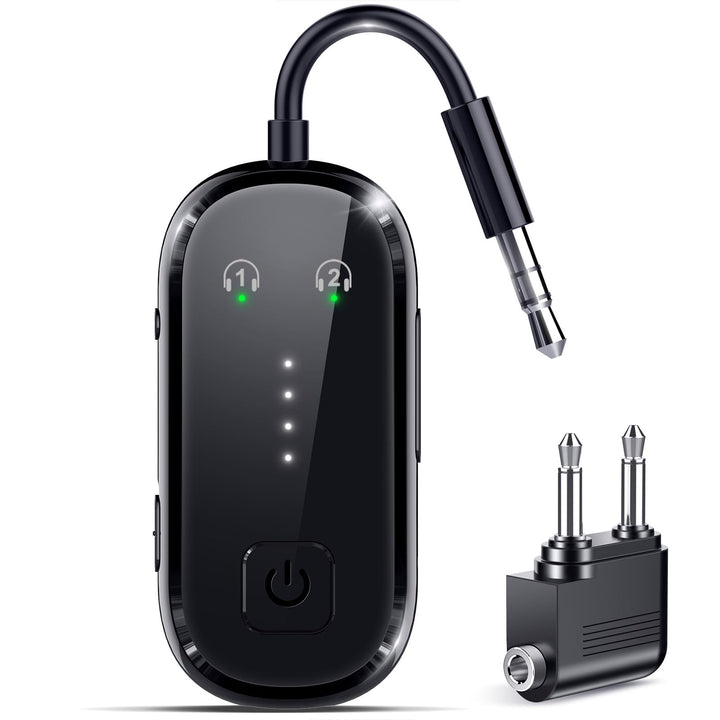 LAICOMEIN front view showing ports and compact travel-ready design benefit