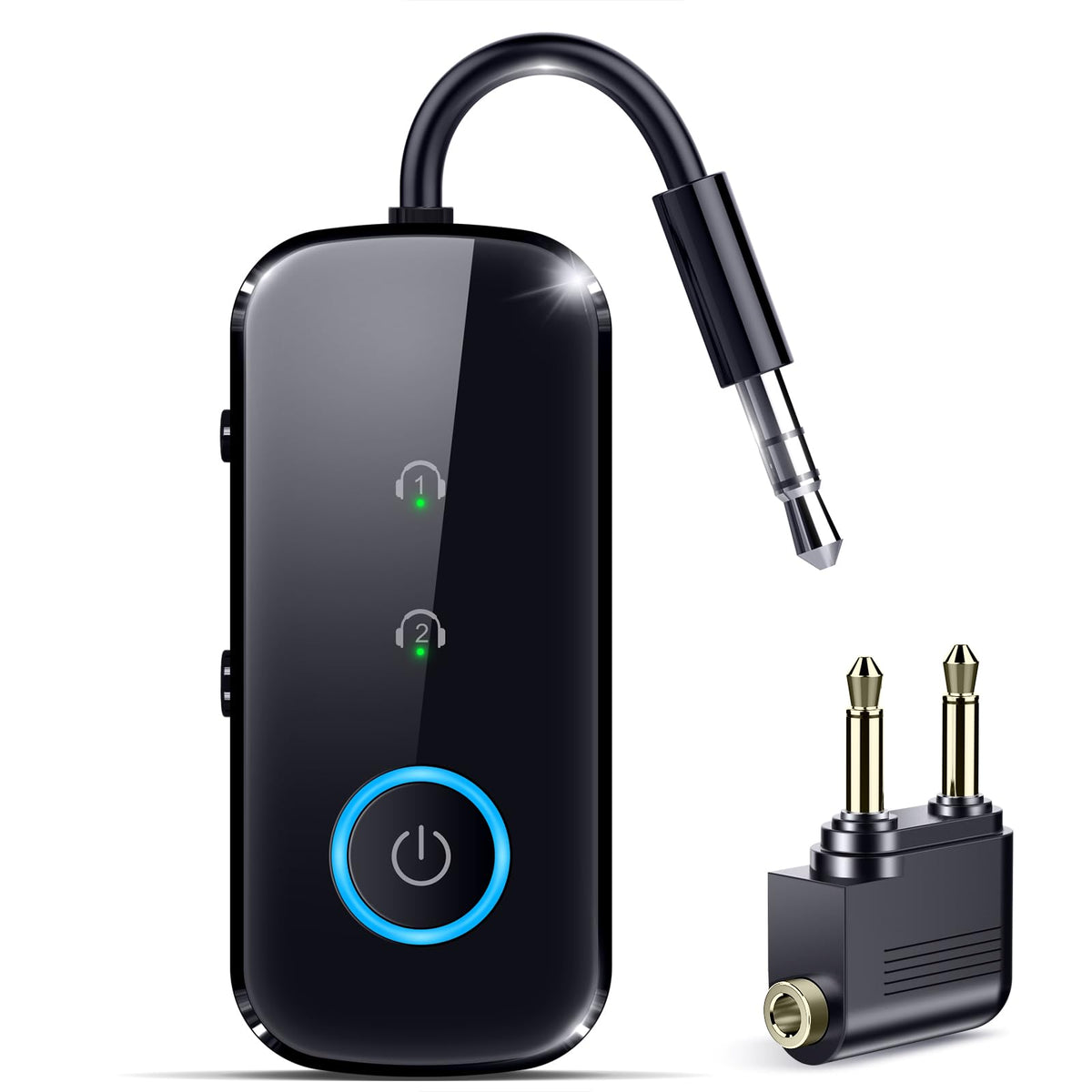 LAICOMEIN front view of transmitter showing compact design and easy port access