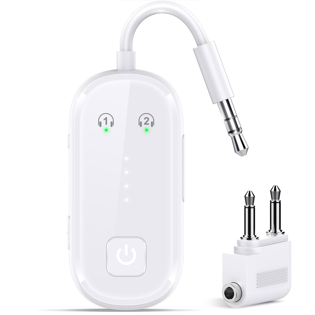 LAICOMEIN front view showing ports and compact design, ideal for travel convenience