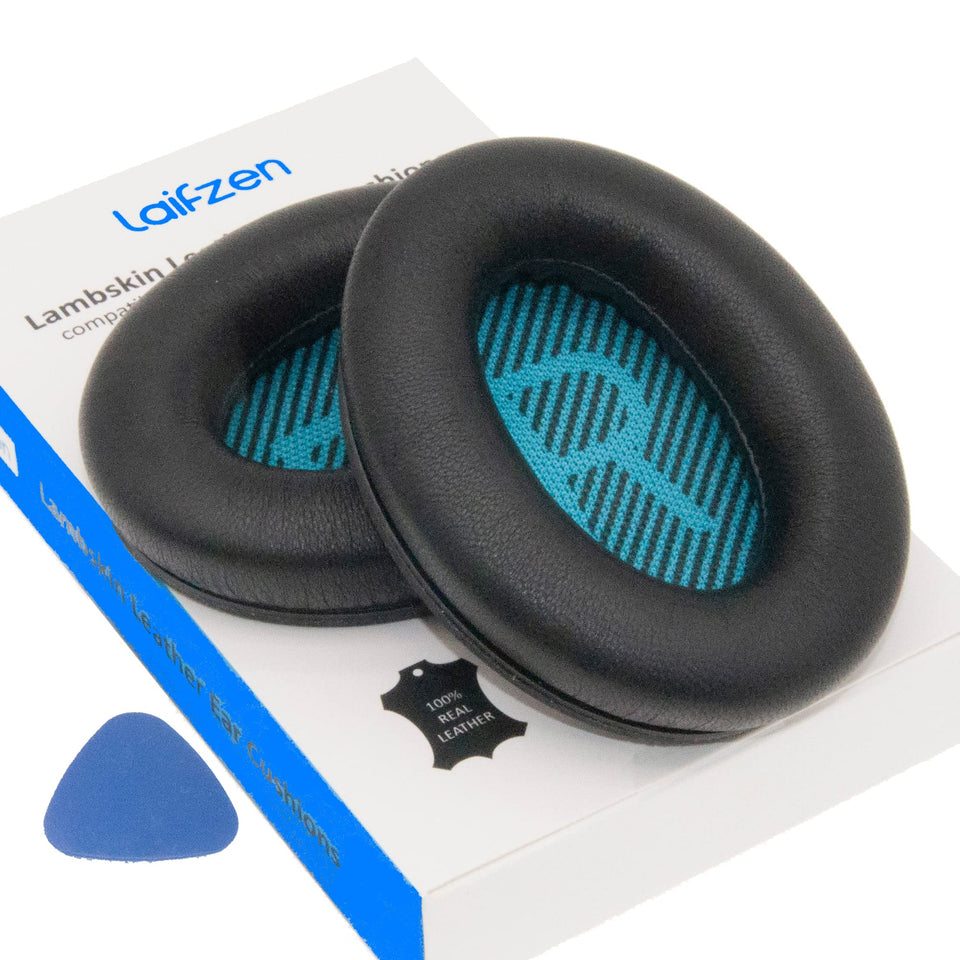 Laifzen lambskin earpads on Bose QC45 with premium fit and comfort.