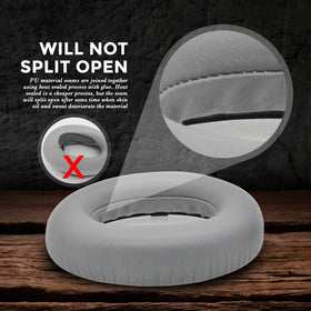 Laifzen NC700 headphones earpad fit demonstrates seamless replacement and secure seal for consistent comfort.