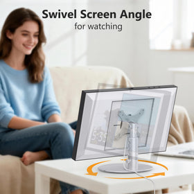 Laivli close-up of rotating base demonstrating smooth swivel advantage