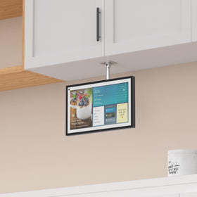 Laivli mount side profile showing adjustable pole, precise height control