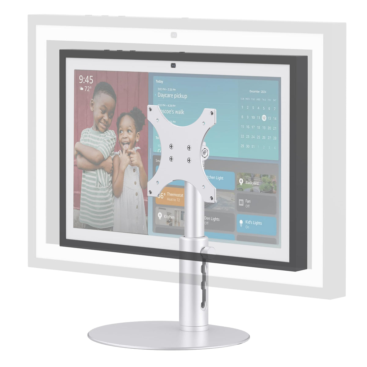 Laivli front view showing stable placement and improved visibility