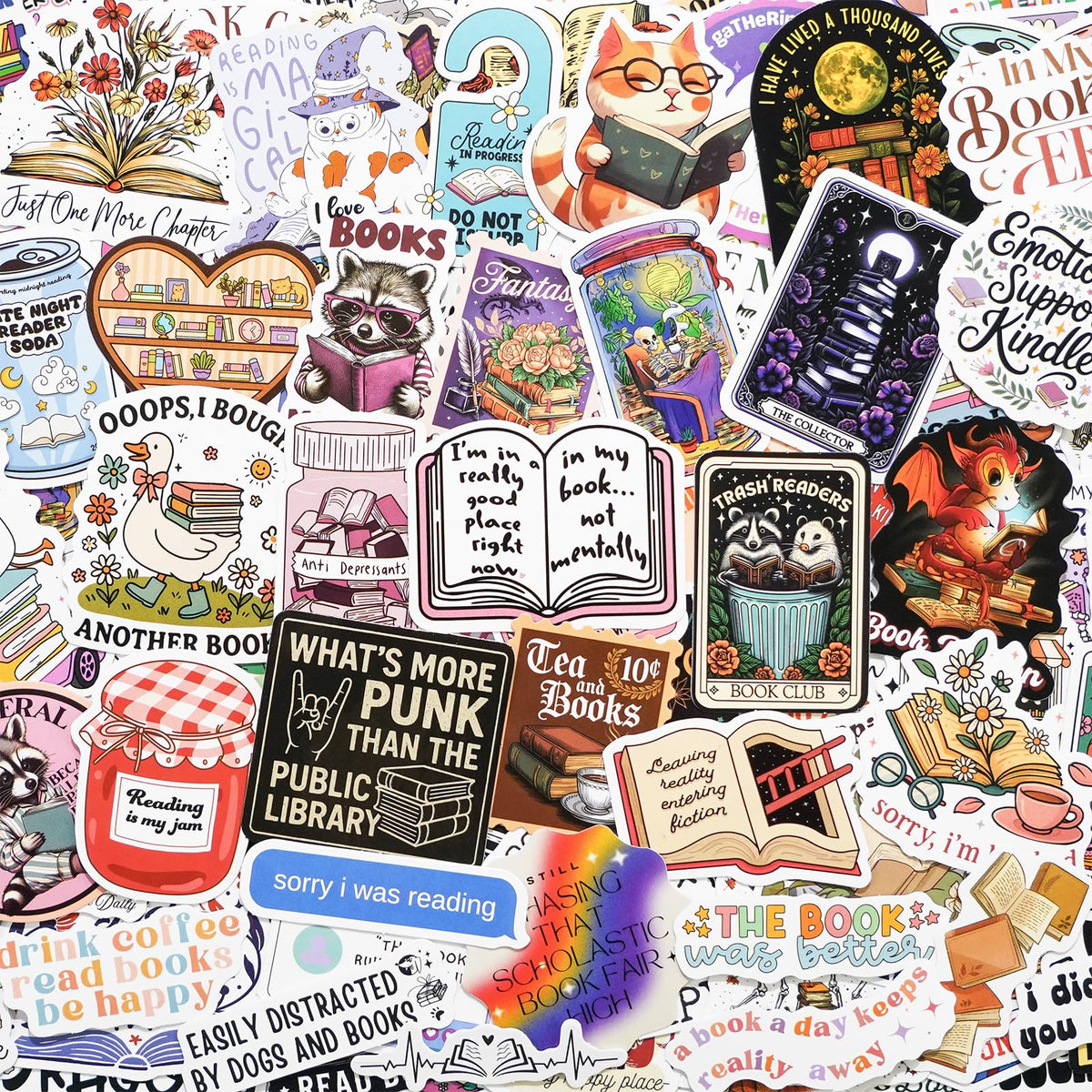 LakoArt book stickers on a phone case for quick customization.